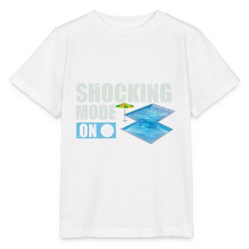 Conceptions de sauveteurs pour les techniciens de piscine - T-shirt bio MINI CREATOR Stanley/Stella Enfant - blanc - Devant - Maike (125cm)