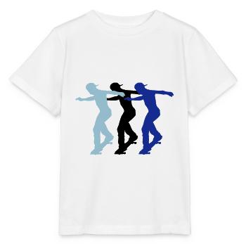 skaters - Stanley/Stella MINI CREATOR Kids’ T-Shirt - white - Front - Maike (125cm)