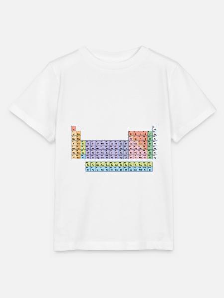 periodic table - Stanley/Stella Kinder T-Shirt MINI CREATOR  - Weiß