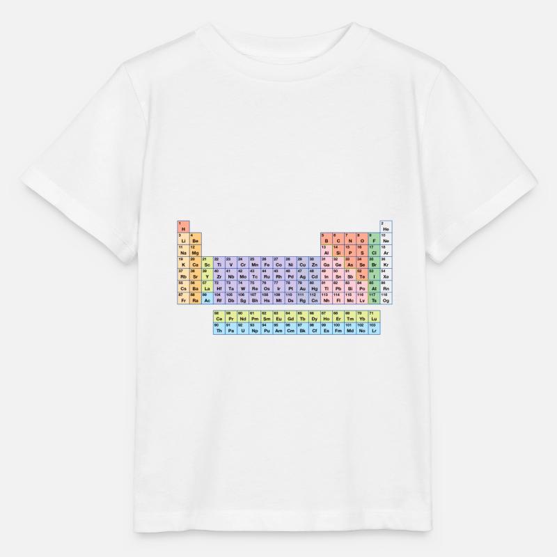 periodic table - Stanley/Stella Kinder T-Shirt MINI CREATOR  - Weiß