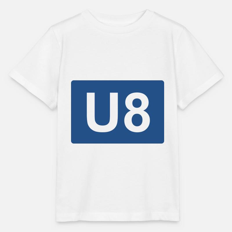 Berlin U-Bahn U8 - Stanley/Stella Kinder T-Shirt MINI CREATOR  - Weiß