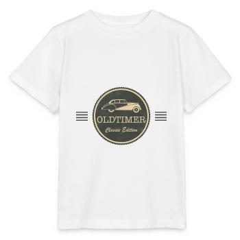 Vintage car - Stanley/Stella MINI CREATOR Kids’ T-Shirt - white - Front - Maike (125cm)