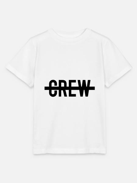 Crew Team Mannschaft - Stanley/Stella Kinder T-Shirt MINI CREATOR  - Weiß