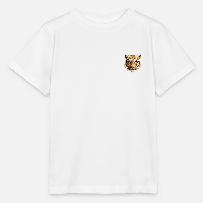 Tigre - T-shirt bio MINI CREATOR Stanley/Stella Enfant - blanc