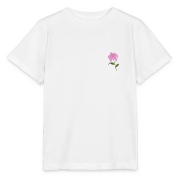 Geburtsblume Mai Lilie - Stanley/Stella Kinder T-Shirt MINI CREATOR  - Weiß - Vorne - Maike (125cm)