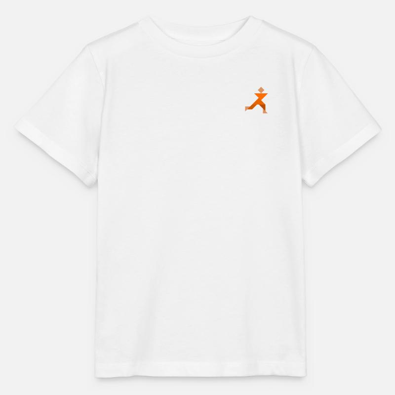 Sprinter - Tangram - T-shirt bio MINI CREATOR Stanley/Stella Enfant - blanc