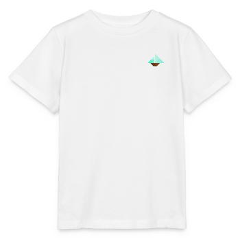 Sailing ship - Tangram - Stanley/Stella MINI CREATOR Kids’ T-Shirt - white - Front - Maike (125cm)