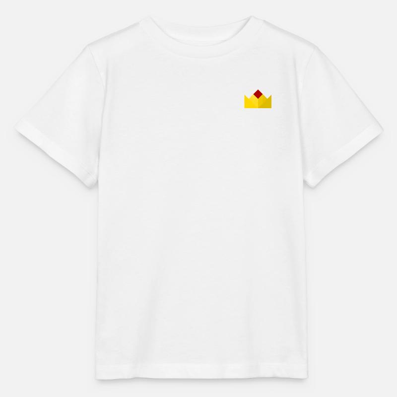Couronne - Tangram - T-shirt bio MINI CREATOR Stanley/Stella Enfant - blanc