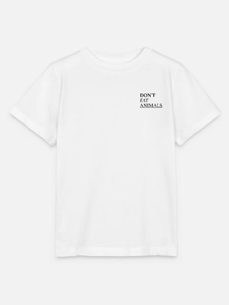 Don't eat animals - vegan - Stanley/Stella Kinder T-Shirt MINI CREATOR  - Weiß