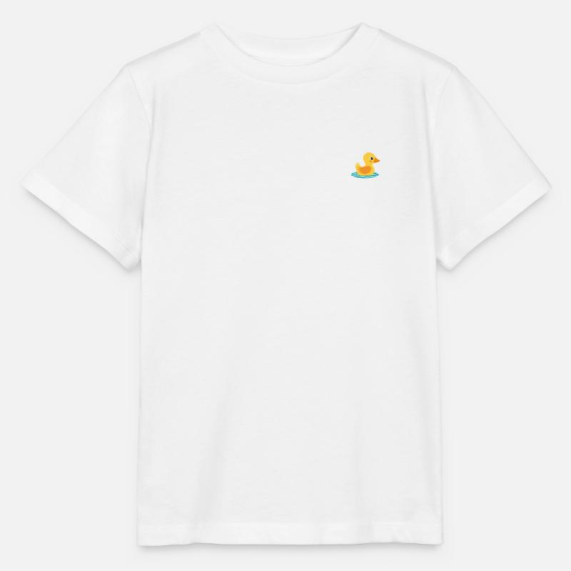 Rubber duck - Stanley/Stella MINI CREATOR Kids’ T-Shirt - white