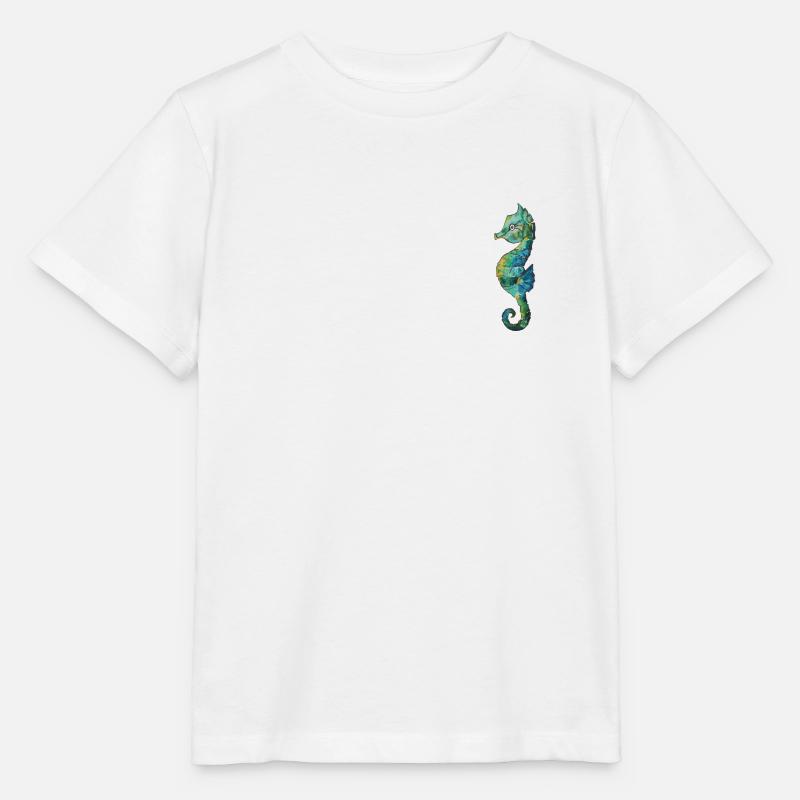 Hippocampus - Stanley/Stella Kinder T-Shirt MINI CREATOR  - Weiß