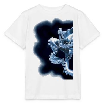 Poulpe Tentacule Octopus Tentacule Octopus Octopus - T-shirt bio MINI CREATOR Stanley/Stella Enfant - blanc - Devant - Maike (125cm)