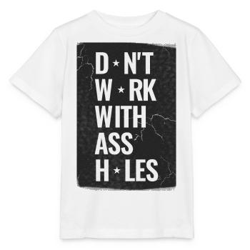 Les collègues de travail sont stressés - T-shirt bio MINI CREATOR Stanley/Stella Enfant - blanc - Devant - Maike (125cm)