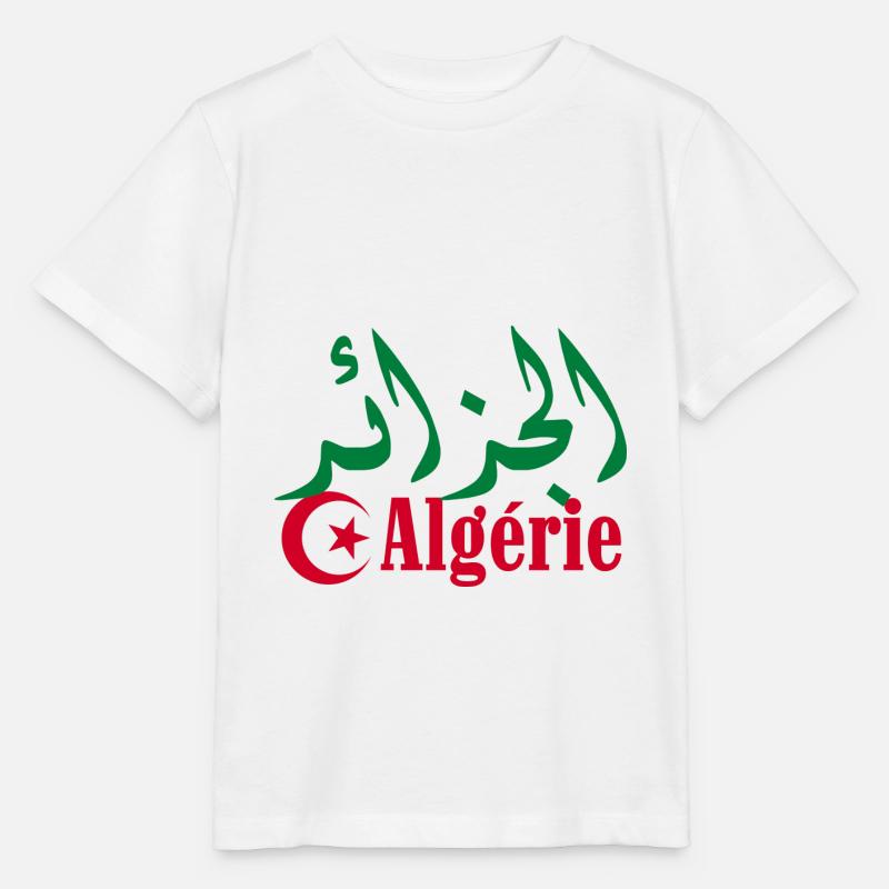 Algérie - T-shirt bio MINI CREATOR Stanley/Stella Enfant - blanc