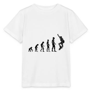 Evolution Skateboarder Skateboard Skater Skate - Stanley/Stella MINI CREATOR Kids’ T-Shirt - white - Front - Maike (125cm)