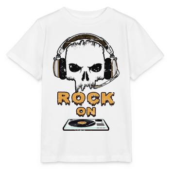 Musique rock sur - T-shirt bio MINI CREATOR Stanley/Stella Enfant - blanc - Devant - Maike (125cm)