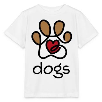 Patte de chien - T-shirt bio MINI CREATOR Stanley/Stella Enfant - blanc - Devant - Maike (125cm)