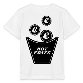 Frites chères - T-shirt bio MINI CREATOR Stanley/Stella Enfant - blanc - Devant - Maike (125cm)