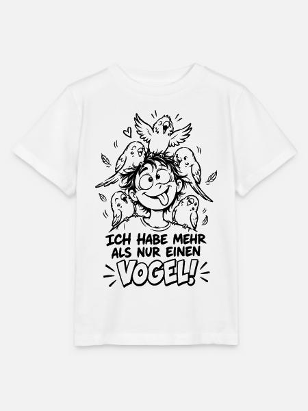 Vogel Wellensittich Lustiger Spruch Geschenk - Stanley/Stella Kinder T-Shirt MINI CREATOR - Weiß
