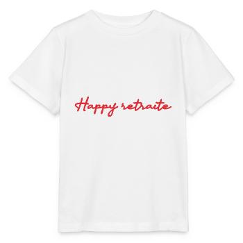 RETRAITE. RETRAITE. RETRAITEE. RETRAITE - T-shirt bio MINI CREATOR Stanley/Stella Enfant - blanc - Devant - Maike (125cm)