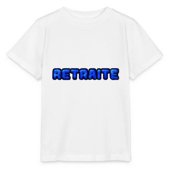 RETRAITE. RETRAITE. RETRAITEE. RETRAITE - T-shirt bio MINI CREATOR Stanley/Stella Enfant - blanc - Devant - Maike (125cm)