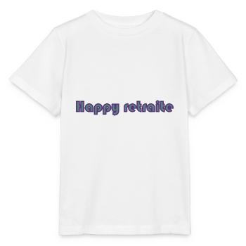 RETRAITE. RETRAITE. RETRAITEE. RETRAITE - T-shirt bio MINI CREATOR Stanley/Stella Enfant - blanc - Devant - Maike (125cm)