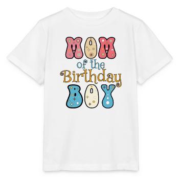 Mom of the birthday boy, Birthday present - Stanley/Stella MINI CREATOR Kids’ T-Shirt - white - Front - Maike (125cm)