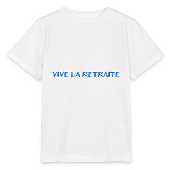 RETIREMENT. RETIREMENT. RETIRED. RETIREMENT - Stanley/Stella MINI CREATOR Kids’ T-Shirt - white - Front - Maike (125cm)