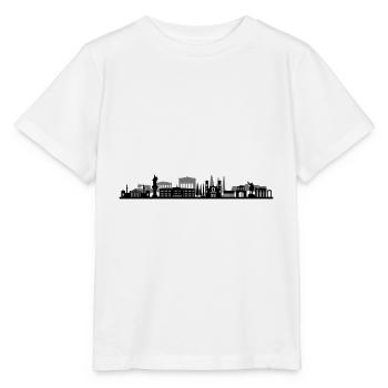 Skyline - Athen Griechenland - Stanley/Stella Kinder T-Shirt MINI CREATOR  - Weiß - Vorne - Maike (125cm)