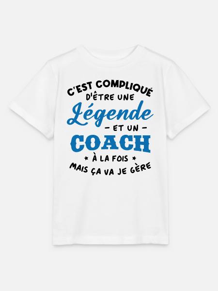 Legende und Trainer - Stanley/Stella Kinder T-Shirt MINI CREATOR  - Weiß