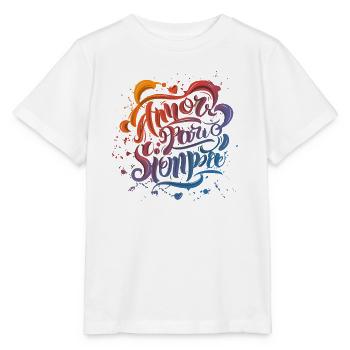 Les secrets d’un amour durable - T-shirt bio MINI CREATOR Stanley/Stella Enfant - blanc - Devant - Maike (125cm)