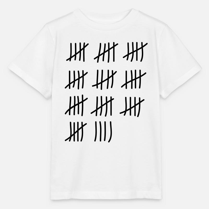 tage_zaehlen_54 - Stanley/Stella Kinder T-Shirt MINI CREATOR  - Weiß
