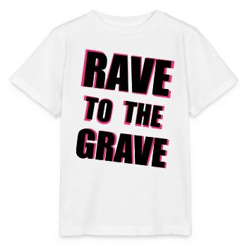 Rave To The Grave - Stanley/Stella MINI CREATOR Kids’ T-Shirt - white - Front - Maike (125cm)