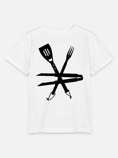Grillbesteck / BBQ Utensils (1c) - Stanley/Stella Kinder T-Shirt MINI CREATOR - Weiß
