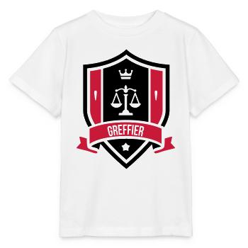 Gerichtsschreiber / Schreiber / Kanzler / Gericht - Stanley/Stella Kinder T-Shirt MINI CREATOR  - Weiß - Vorne - Maike (125cm)