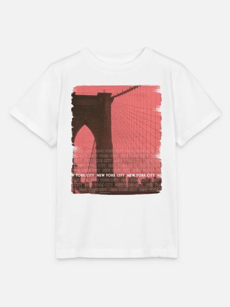 NEW YORK CITY - Stanley/Stella Kinder T-Shirt MINI CREATOR - Weiß
