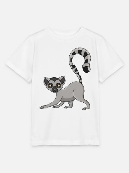 lemur - Stanley/Stella Kinder T-Shirt MINI CREATOR - Weiß