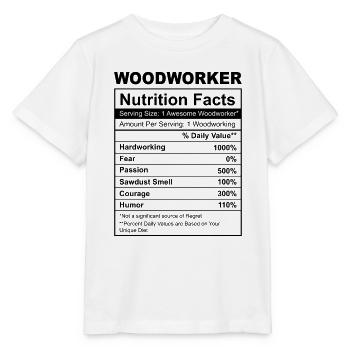 Holz Kettensäge Holzfäller Holzarbeiter Klettern - Stanley/Stella Kinder T-Shirt MINI CREATOR  - Weiß - Vorne - Maike (125cm)