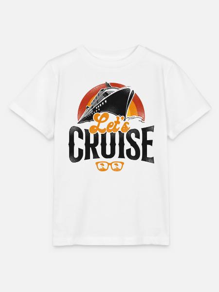 Cruise Ship Vacation Vintage Let's - Stanley/Stella Kinder T-Shirt MINI CREATOR  - Weiß