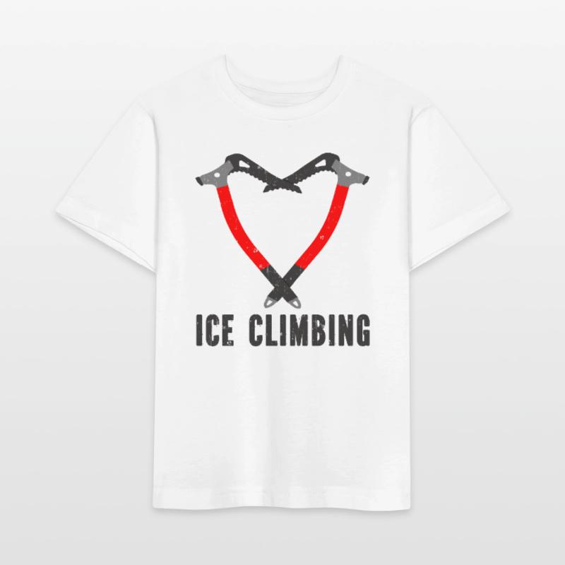Ich Liebe Eisklettern Eiskletterer Eispickel Stanley/Stella Kinder T-Shirt MINI CREATOR 