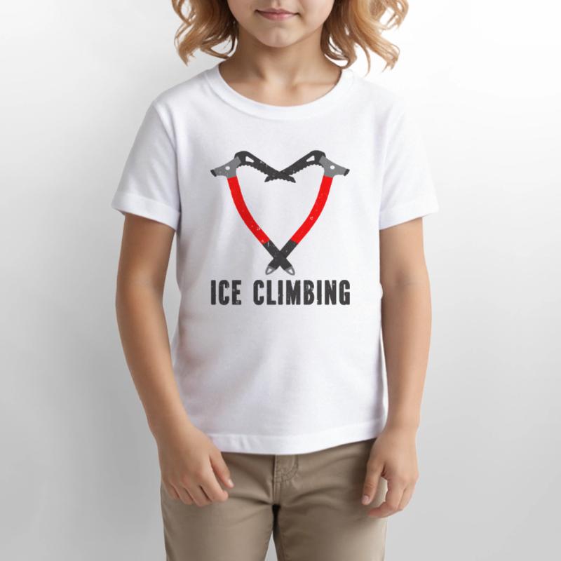 Ich Liebe Eisklettern Eiskletterer Eispickel Stanley/Stella Kinder T-Shirt MINI CREATOR 