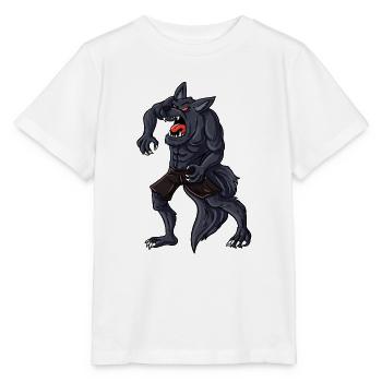 Werewolf - Stanley/Stella MINI CREATOR Kids’ T-Shirt - white - Front - Maike (125cm)