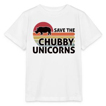 Rhino Rhino Pachyderm Africa Cadeau Zoo - T-shirt bio MINI CREATOR Stanley/Stella Enfant - blanc - Devant - Maike (125cm)