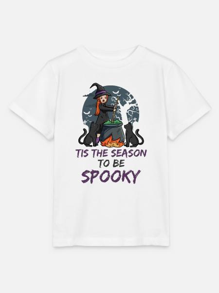 Hexe Herbst - Stanley/Stella Kinder T-Shirt MINI CREATOR - Weiß