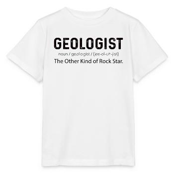 Geologe Erdkruste Naturwissenschaften Gestein Fels - Stanley/Stella Kinder T-Shirt MINI CREATOR  - Weiß - Vorne - Maike (125cm)