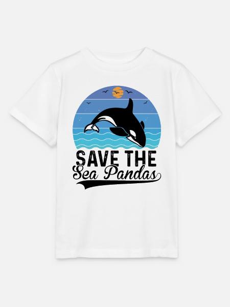 Orca Meeresbiologe Schwertwal Killerwal - Stanley/Stella Kinder T-Shirt MINI CREATOR - Weiß