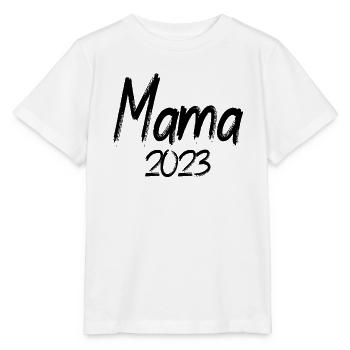 Werdende Mama 2023 - Stanley/Stella Kinder T-Shirt MINI CREATOR  - Weiß - Vorne - Maike (125cm)