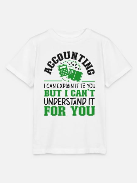 Accountant Bookkeeper Accounting - Stanley/Stella Kinder T-Shirt MINI CREATOR  - Weiß