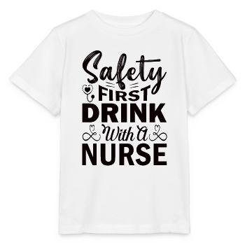 Arzthelferin Krankenpflegerin Arztpraxis Nadel - Stanley/Stella Kinder T-Shirt MINI CREATOR  - Weiß - Vorne - Maike (125cm)