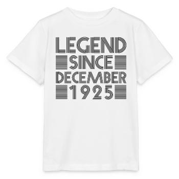 Legenden Geburtstag Dezember 1925 geboren Geschenk - Stanley/Stella Kinder T-Shirt MINI CREATOR  - Weiß - Vorne - Maike (125cm)